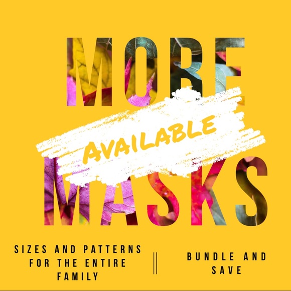 3 for $15 KIDS Fitted fabric face mask reusable - Picture 10 of 10